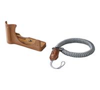 SmallRig 5432 Kit de media funda de piel para Canon EOS R50 V (Marrón)