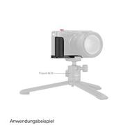 SmallRig 5448 Placa de montaje en L con empuñadura de silicona para FUJIFILM X-E5 negro