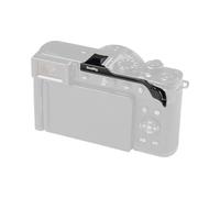 SMALLRIG 5702 - Mango para pulgar con cubierta para zapata de flash Panasonic LUMIX L10, LUMIX L10 con almohadillas de silicona integradas y ranura extraíble (negro)