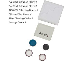 SmallRig 5789 1/2 Difusión negra y 1/4 Difusión negra y kit de filtro polarizador ND8-CPL para DJI Osmo Nano