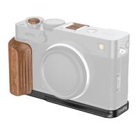 SmallRig 5985 L-Shaped Montura Placa con Wooden Handle para FUJIFILM X-E5, Rosewood / Negro