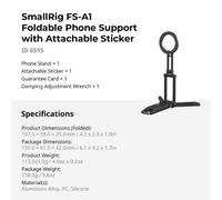 SmallRig 6515 FS-A1 Foldable Phone Support with Attachable Sticker