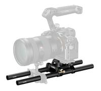 SmallRig 6761 Arca-Type Mount Plate with 15mm Dual Rod Clamp