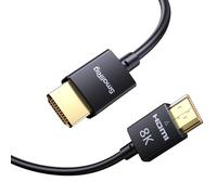 SMALLRIG 8K HDMI 2.1 Cable 100cm / 3.3Ft (A a A), Super Flexible Slim Cord/Cable, Soporta 8K@60Hz/4K@120Hz, Ethernet, ARC Tipo-A Macho a Macho para la Cámara, Monitor, Gimbal - 5086