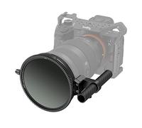 SMALLRIG 95 mm CPL - Filtro VND, 8 Paradas Continuas con Kit de Rod Clamp, Base de Filtro y Filtro CPL (2 Piezas) con Anillo Adaptador de Filtro 95 mm / 82 mm / 77 mm / 72 mm / 67 mm - 3864