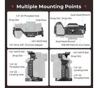 SmallRig 6027 Kit de jaula Hawke para Sony Alpha 7 V / 7R V / 7 IV