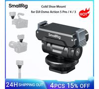 SmallRig 5436 Soporte QR para DJI Osmo Action 5 Pro/4/3 con adaptador de zapata fría