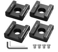 SMALLRIG Adaptador Cold Shoe Anti-Torsión (4 Pzas) - 5033 | Tornillos 1/4"-20, Pasadores Anti-Torsión para Monitor/Micrófono