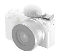 SMALLRIG Adaptador de Cold Shoe con Parabrisas Peludo (Blanco) para Sony ZV-1 II / ZV-1 / ZV-1F / ZV-E1 / ZV-E10 - 4734