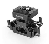 SMALLRIG Baseplate Sistema Soporte Universal 15mm - 2272 | Placa Base con Rod Clamp 15mm y Placa Liberación Rápida