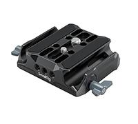 SMALLRIG Baseplate Universal 15mm LWS, Placa Base - 3357 | 15mm Rod Clamp Doble, Base Plate para Cámara DSLR/Mirrorless