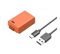 SMALLRIG Batería Compatible con EN-EL25 de 1250 mAh, Batería de Repuesto USB-C para NikonZ30,Z50 y Z fc, Batería de Recargable con Carga Completa de 1,75 h para NikonZ30,Z50,Z fc, Color Naranja - 4967