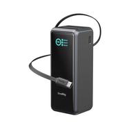 SMALLRIG Batería externa Nano72 para cámara, 20000 mAh PD100W USB-C VMount | Mini cargador portátil con cable retráctil, placa de montaje en V desmontable y rosca de 0.6 cm-20, pantalla TFT para cámara