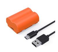 SMALLRIG Batería para NP-W235 2400mAh con Puerto USB-C para Fujifilm - 4970 | Carga vía USB-C para Fujifilm X-T5, X-T4, GFX100S, X-H2S, X-H2, GFX50S II, VG-XT4, X-S20, Naranja