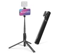SmallRig Boom Selfie Stick ST30, 12.2-58 pulgadas de altura ajustable, soporte para teléfono con trípode, color negro
