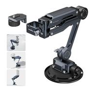 SMALLRIG Brazo Amortiguador Mini, Ventosa de 4 Pulgadas, Doble Muelle y Amortiguación Hidráulica, Soporte para Coche para dji Osmo Pocket 4/3/Action 6/5/4, GoPro Hero 13/12/11, Insta360 X5/4/3-5123
