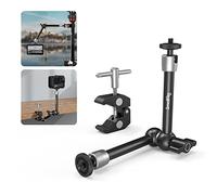 SMALLRIG Brazo Mágico 10 Pulgadas con Super Clamp Pinza Cangrejo Grande Clip para Monitor Luz LED, para dji Osmo Pocket 3, para dji Osmo Action 4, para GoPro - KBUM2732B