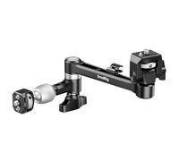 SMALLRIG Brazo Mágico con Cabeza Esférica 360° y Amortiguación - Soporte para Monitor en Hombro/Trípode, Organizador de Cables, Carga 2kg (4.4lb), Largo 145mm (5.7") - 5141
