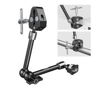 SMALLRIG Brazo mágico de 11 pulgadas con pinza en forma de cangrejo, brazo con tornillo de 1/4"-20 y pasadores retráctiles, para cámaras de acción, monitores, lámparas de video y micrófonos - 5311