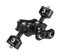 SMALLRIG Brazo Mágico Magic Arm Articulado con Cabezales Dobles (Tornillo de 1/4") para Camera Monitores, Luces LED, Cámaras de Acción - 2070