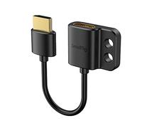 SMALLRIG Cable Adaptador HDMI 4K Ultradelgado Tipo A, 4K 60Hz - 3019 | Cable adaptador 4K ultradelgado, hembra tipo A a macho tipo A, 4K a 60Hz para BMPCC 4K/6K y camaras.