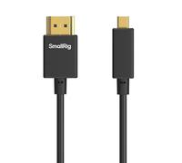 SMALLRIG Cable HDMI 2.0 D a A 100cm 4K 60Hz, Micro a Full HDMI - 4795 | Cable HDMI 2.0 ultradelgado 100cm/3.28 pies micro a full HDMI, 4K 60Hz HDR, para Sony A7RIII y para Fujifilm X-T4.