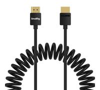 SMALLRIG Cable HDMI 2.0 Espiral 4K 60Hz 18Gbps, TPU - 4963 | Cable HDMI 2.0 en espiral A a A, 4K 60Hz 18Gbps, TPU flexible para camara para BMPCC 4K/6K.