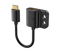 SMALLRIG Cable HDMI 4K Ultradelgado Tipo A a Mini Tipo C, 4K 60Hz - 3020 | Cable adaptador HDMI 4K ultradelgado hembra tipo A a mini-HDMI macho tipo C, 4K 60Hz para Z6 y para EOS RP.