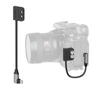 SMALLRIG Cable USB-C Macho a Hembra [20Gbps, 240W], con Tornillos 1/4"-20 para Jaulas, Placa de Montaje en L, para Transferencia Rápida y Carga - 5595