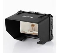 SMALLRIG Cage Jaula Monitor para Atomos Shinobi 7-3456 | Kit Jaula con Abrazadera Cable, Riel NATO y Parasol