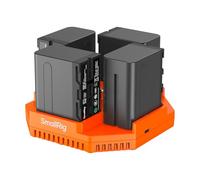 SMALLRIG Cargador de Batería para NP-F970-4834 | Carga Rápida PD 100W, Pantalla OLED, Cargador de 4 Canales para Sony NP-F970,NP-F550,NP-F570,NP-F750,para Videocámara