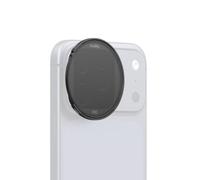 SMALLRIG Clip-On 46mm ND2-ND32 Filter para iPhone 18 Pro MAX/ 18 Pro - 6877 | Variable ND2-ND32 Filter con Flexible Silicone Clip, VND Filter Professional Light Control para Mobile Video & Photography