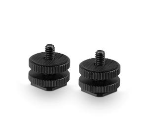 SmallRig Cold Shoe Adapter with 3/8" to 1/4" Thread(2pcs Pack) 1631