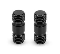SMALLRIG Conector 15mm Rod con Rosca de 12 mm-20 para 15mm Rod de Aluminio, Paquete de 2 Piezas - 900