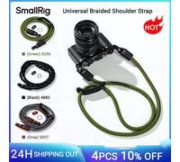 SmallRig Correa de hombro trenzada universal, correa para el cuello de la cámara de cuero genuino de (Green) 5056