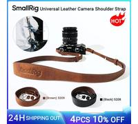 SmallRig 5209 Correa universal de cuero para el hombro de la cámara (marrón)