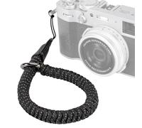 SMALLRIG Correa de Muñeca para Cámara, Correa de Mano Trenzada Universal para Cámara, Correa de Seguridad Ajustable Compatible con Cámaras DSLR o Sin Espejo, Negra - 4881