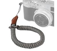SMALLRIG Correa de Muñeca para Cámara, Correa de Mano Trenzada Universal para Cámara, Correa de Seguridad Ajustable Compatible con Cámaras DSLR o sin Espejo, Gris - 5055