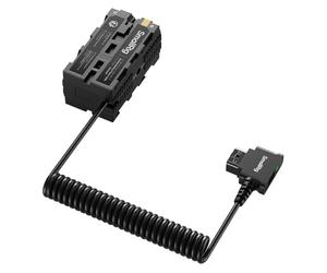 SMALLRIG D-Tap a batería ficticia NP-F de Doble Cara, con USB-C, Puerto de CC, Pantalla LED, para Monitor y transmisores de vídeo inalámbricos - 4884