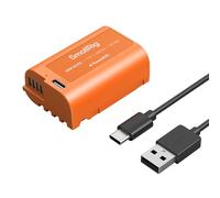 SMALLRIG DMW-BLK22 Batería Repuesto 2520mAh con Puerto USB-C - 4979 | Carga Completa 2,5h para Panasonic LUMIX S5, S5 II, GH7, GH6, GH5, S9, S9II, S5 IIX, G9 II, Naranja