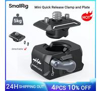 SmallRig Drop-in HawkLock Universal Mini abrazadera y placa de liberación rápida para Sony DSLR bloquea rápidamente monitores compatibles luces LED Placa Superior 3730C