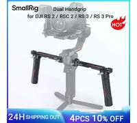 SMALLRIG-empuñadura ajustable con doble empuñadura para DJI RS3/RS3 Pro/RS4 Pro, estabilizador de mano con cardán, accesorios de montaje para Monitor Empuñadura de Mano Tipo Sling
