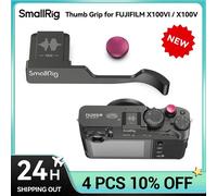 SmallRig empuñadura de pulgar para FUJIFILM X100VI/X100V, con cubierta de Zapata, un botón cóncavo de liberación del obturador, almohadillas de silicona integradas L-Shape Grip Sliver