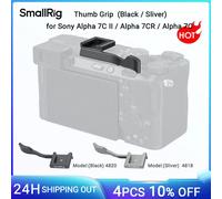 SmallRig empuñadura de pulgar para Sony Alpha 7C II / Alpha 7CR/7C Alpha, Negro/plateado w Zapata Sliver 4818