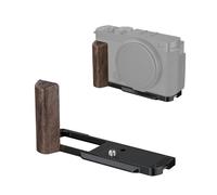 SMALLRIG Empuñadura L Madera para Panasonic LUMIX S9-5945 | Estilo Retro, Rosca 1/4"-20, Placa Liberación Rápida para Arca