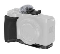 SMALLRIG Empuñadura L para Canon PowerShot V1 c/Antiviento - 5808 | Agarre Silicona Ergonómico, Rosca 1/4"-20, Placa QR para Arca