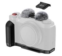 SMALLRIG Empuñadura L para FUJIFILM X-M5, Negro - 4876 | Placa Liberación Rápida para Arca, Parabrisas con Zapata Fría