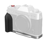 SMALLRIG Empuñadura L para FUJIFILM X-T30 III/II - 4606 | Placa QR para Arca, Roscas 1/4"-20, Diseño Ergonómico Silicona, Plata
