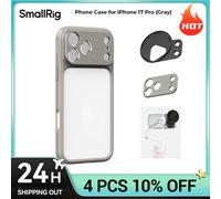 SmallRig 5791 FilMov Estuche protector liviano para fotografía para iPhone 17 Pro, gris