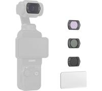 SMALLRIG Juego de Filtros Magnéticos para dji Osmo Pocket 4/3, VND2-5, ND16/CPL, LPF y Protector de Pantalla 4776